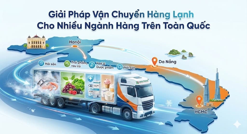 3S Cooltrans – Giải Pháp Vận Chuyển Hàng Lạnh Cho Nhiều Ngành Hàng Trên Toàn Quốc